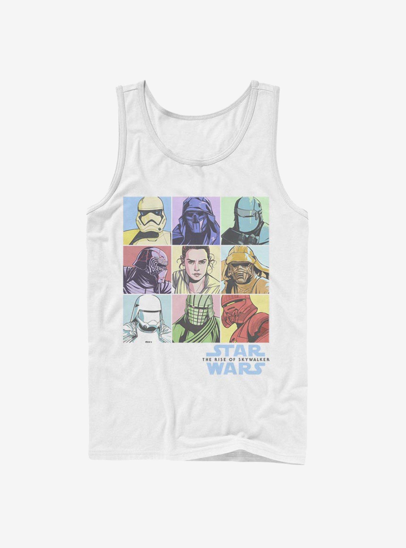 Star Wars Episode IX The Rise Of Skywalker Pastel Rey Boxes Tank, WHITE, hi-res