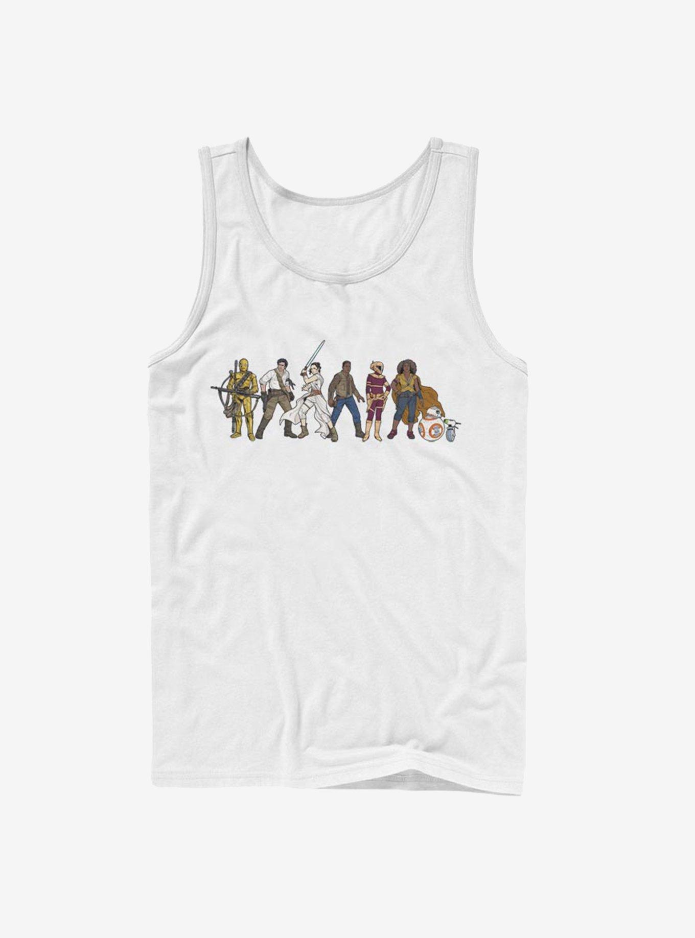 Star Wars Episode IX The Rise Of Skywalker Resistance Line-Up Tank, WHITE, hi-res