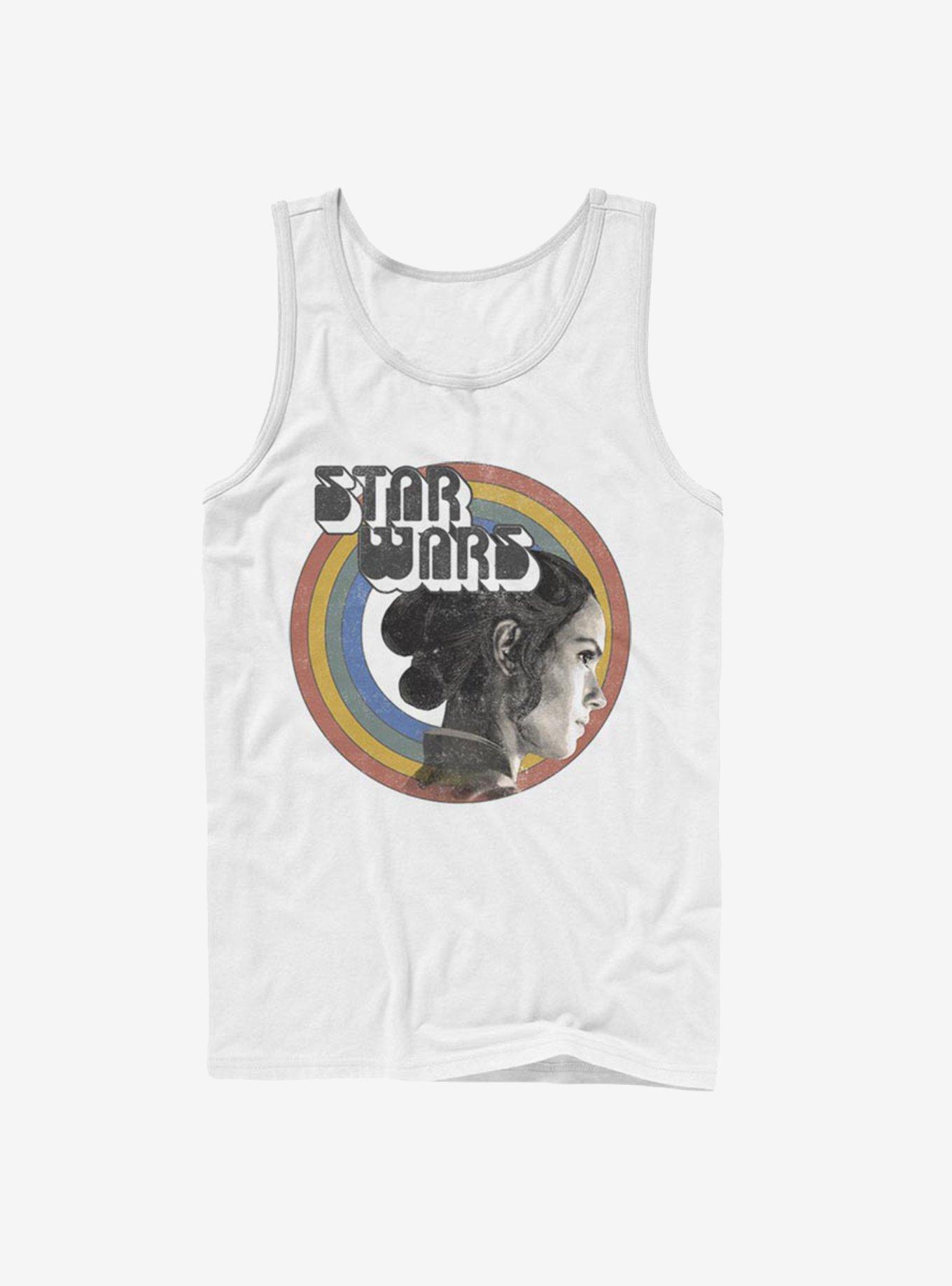 Star Wars Episode IX The Rise Of Skywalker Vintage Rey Rainbow White KTS Tank, , hi-res