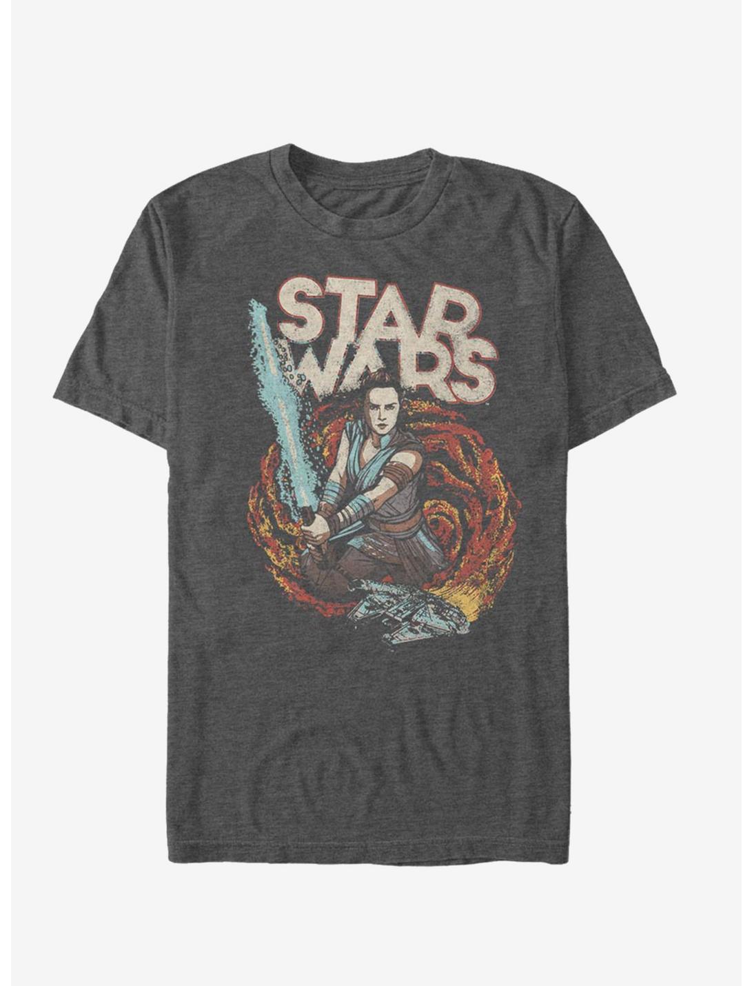 Star Wars Episode IX The Rise Of Skywalker Dark Nines T-Shirt, CHAR HTR, hi-res