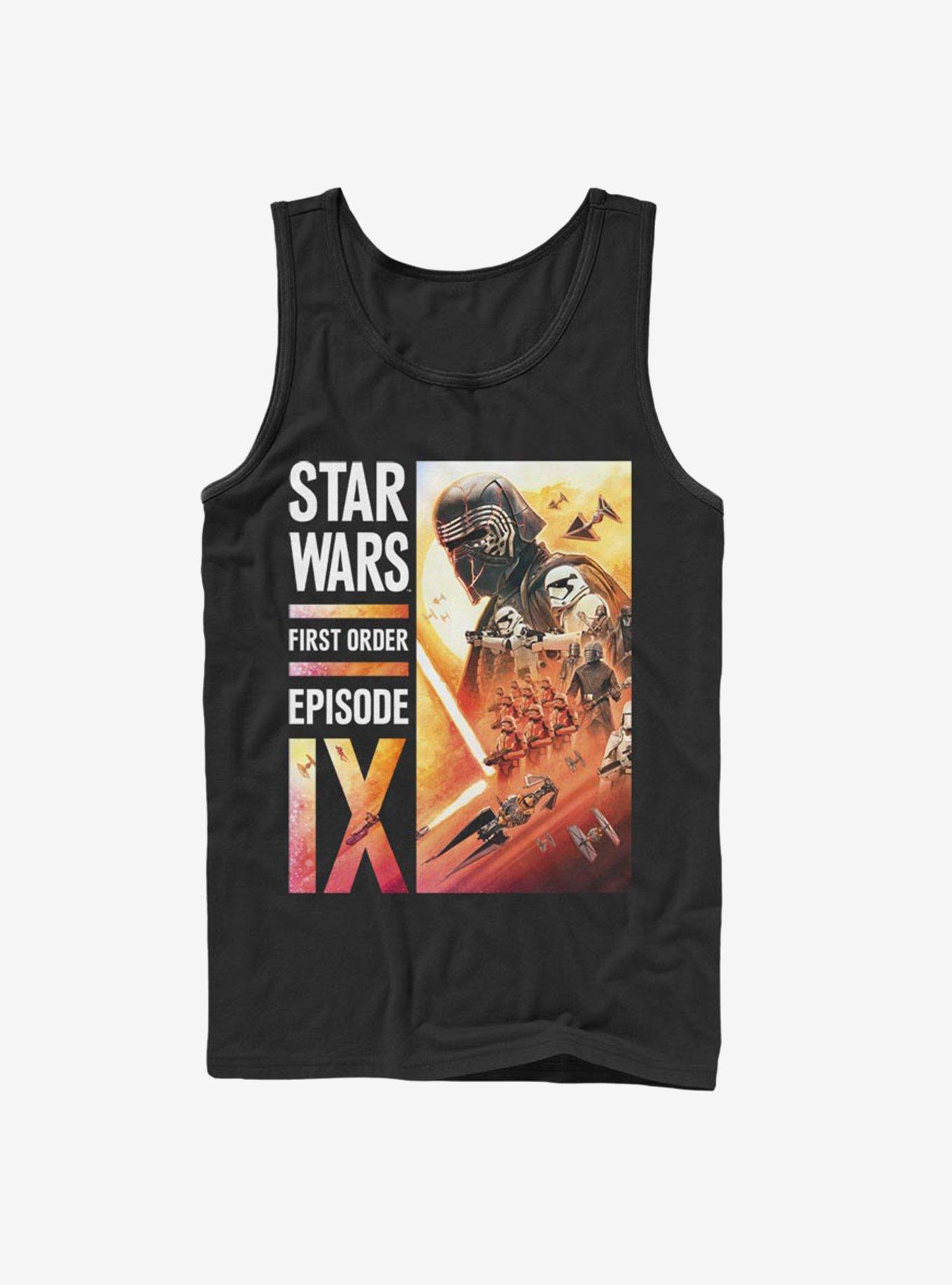 Star Wars Episode IX The Rise Of Skywalker First Order Collage Tank, BLACK, hi-res