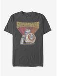 Star Wars Episode IX The Rise Of Skywalker BB-8 Retro T-Shirt, CHARCOAL, hi-res