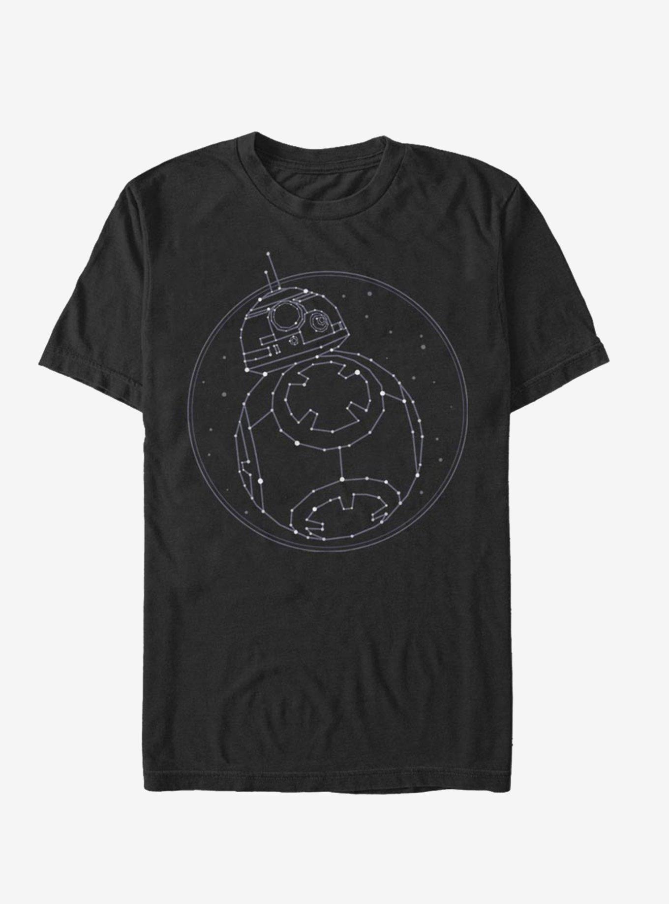 Star Wars Episode IX The Rise Of Skywalker Constellation T-Shirt, BLACK, hi-res