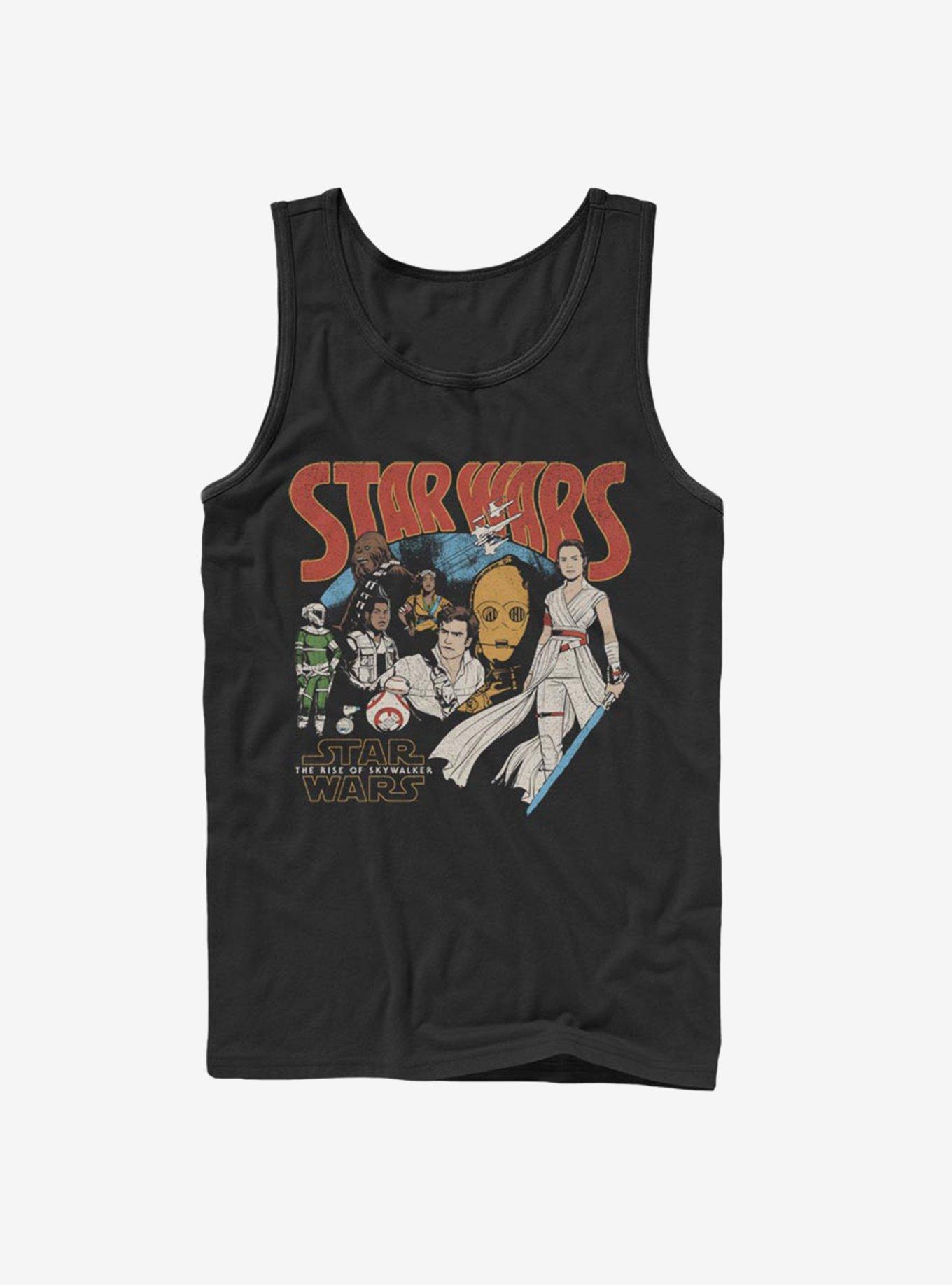 Star Wars Episode IX The Rise Of Skywalker Retro Buddies Tank, BLACK, hi-res