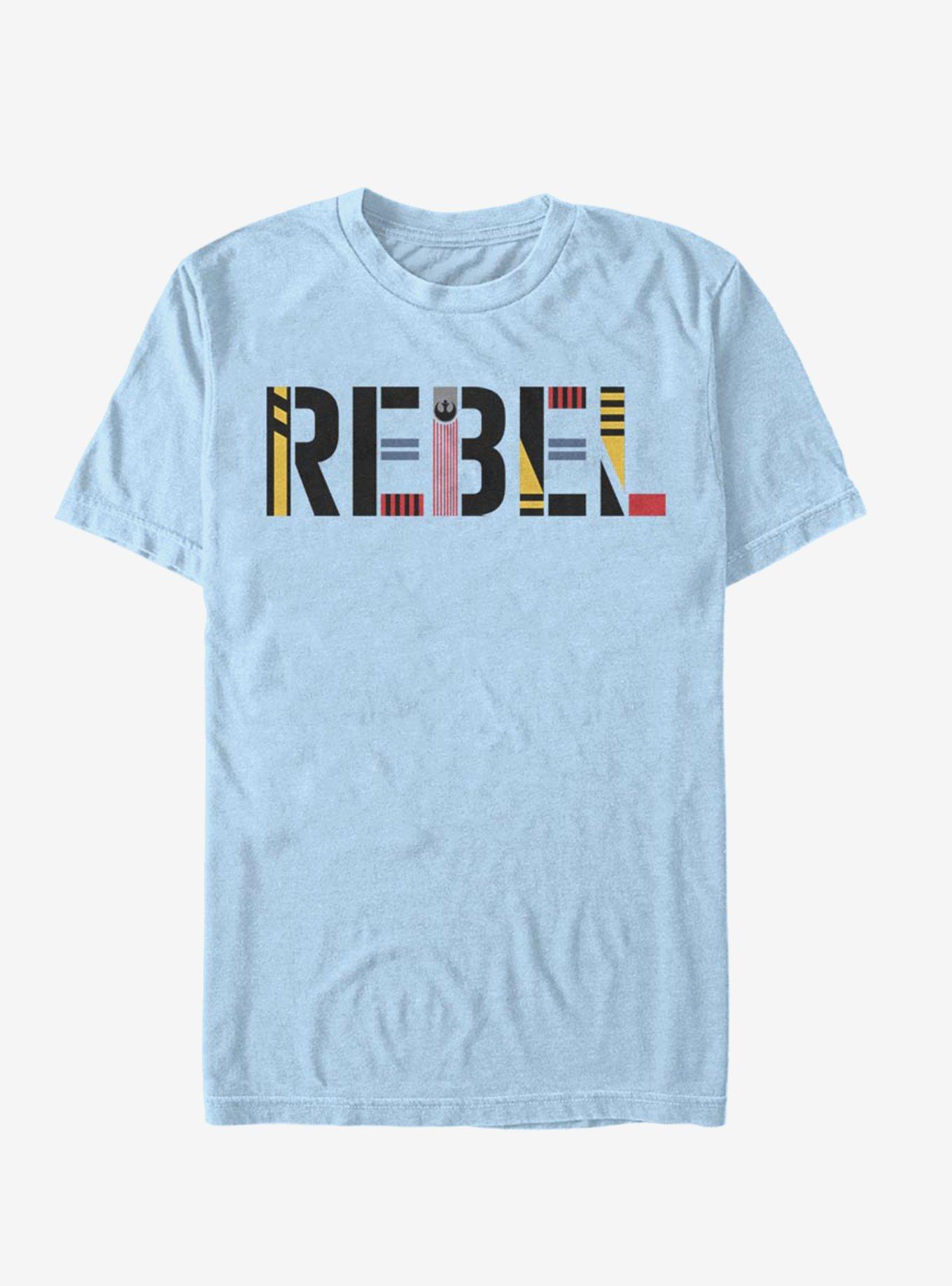 Star Wars Episode IX The Rise Of Skywalker Rebel Simple T-Shirt, LT BLUE, hi-res