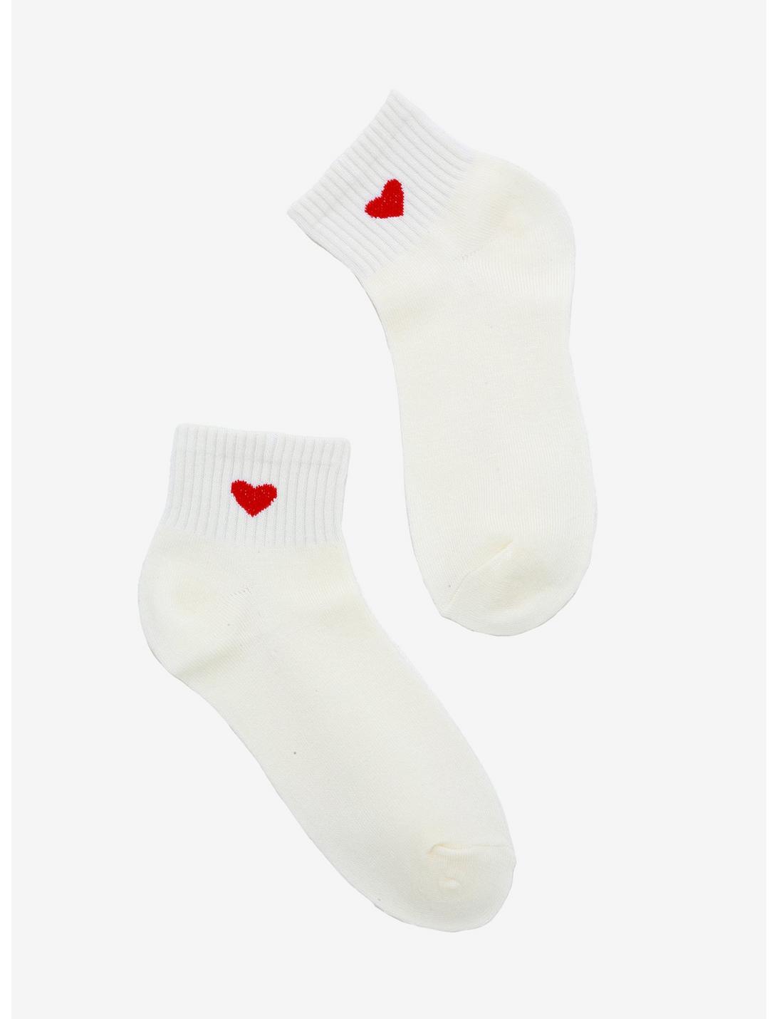 Tiny Heart Ankle Socks, , hi-res
