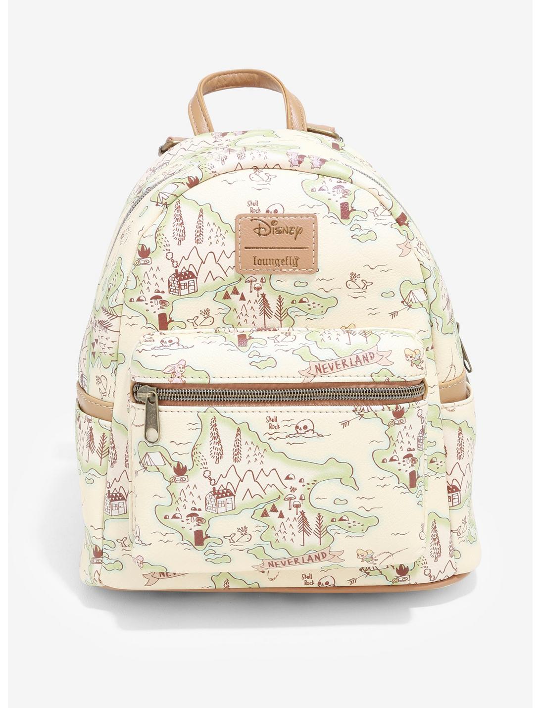 Loungefly Disney Peter Pan Never Land Map Mini Backpack, , hi-res