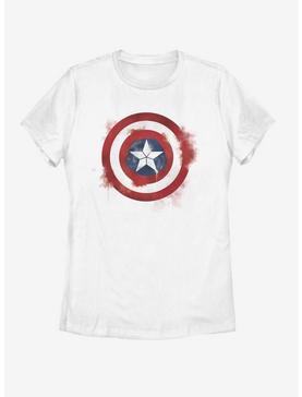 Marvel Captain America Spray Logo Womens T-Shirt, , hi-res