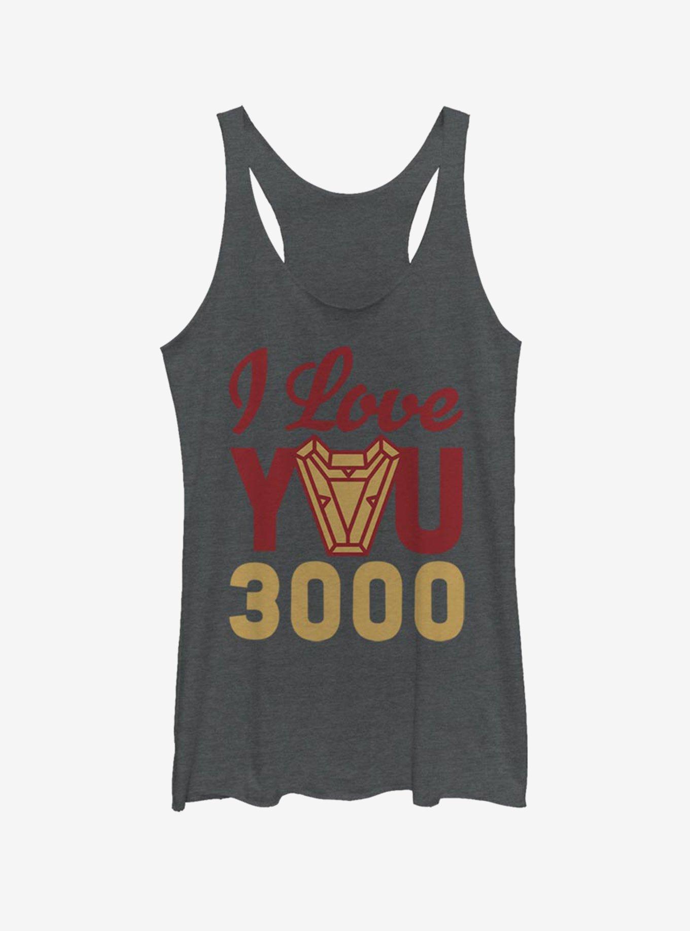 Marvel Iron Man Love You 3000 Arc Reactor Womens Tank Top, , hi-res