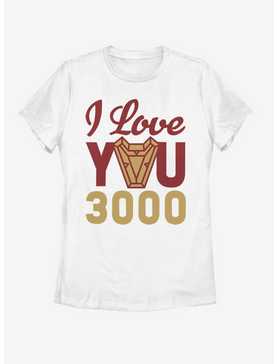 Marvel Iron Man Love You 3000 Arc Reactor Womens T-Shirt, , hi-res