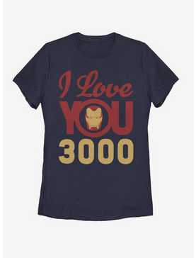 Marvel Iron Man Love You 3000 Icon Face Womens T-Shirt, , hi-res