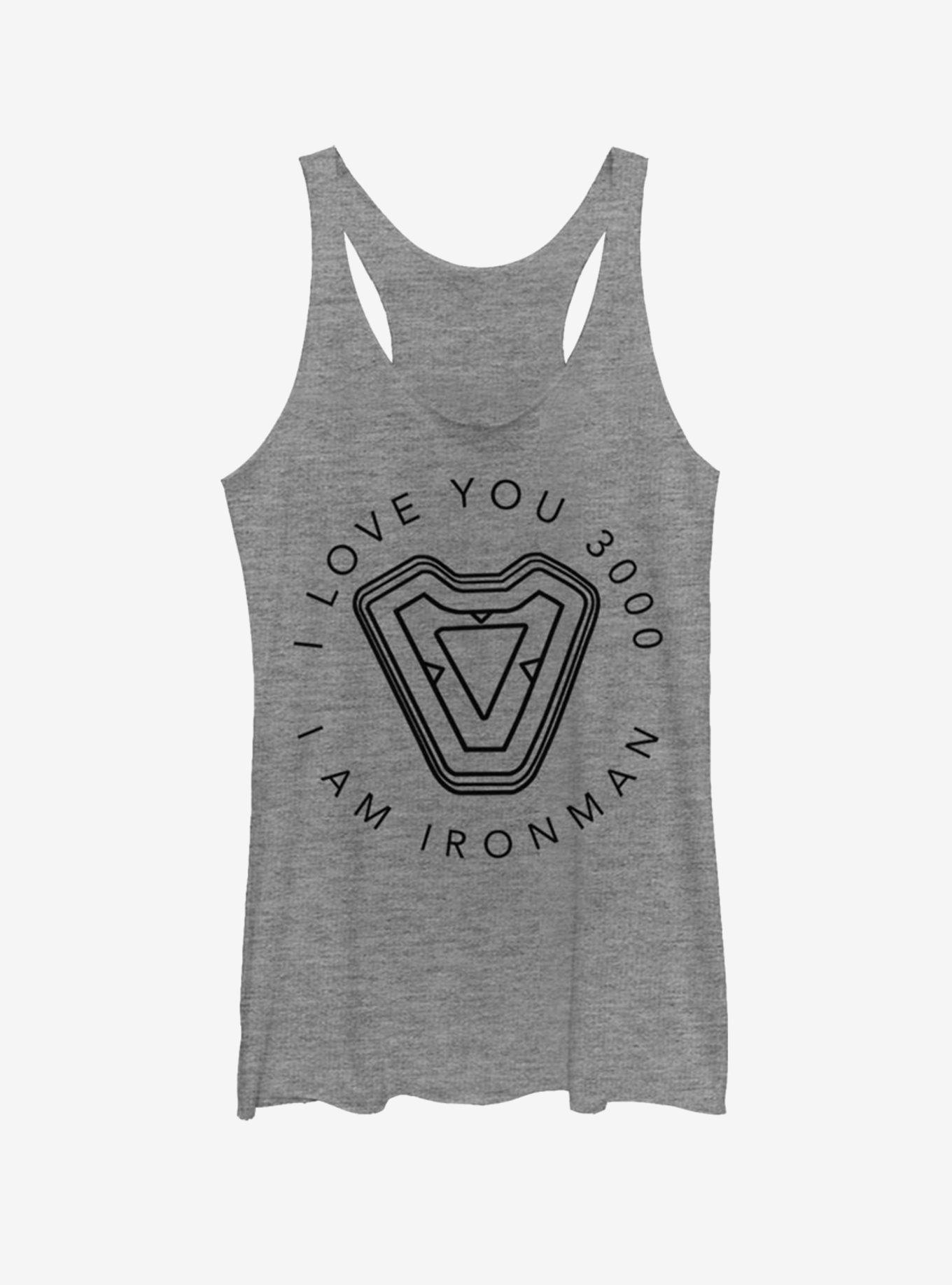 Marvel Iron Man Iron Man's Heart Womens Tank Top, , hi-res