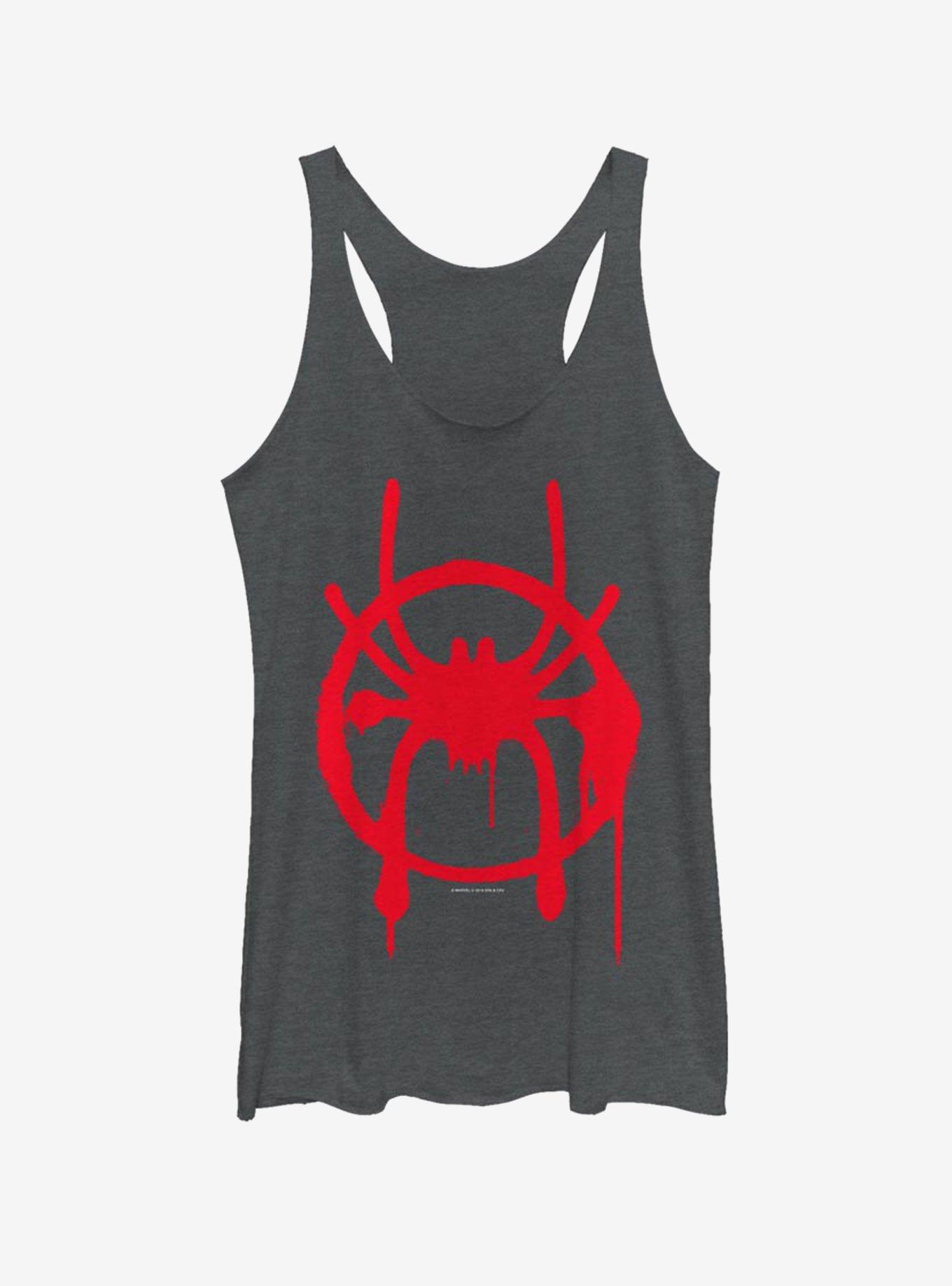 Marvel Spider-Man : Into The Spiderverse Miles Symbol Womens Tank Top, , hi-res