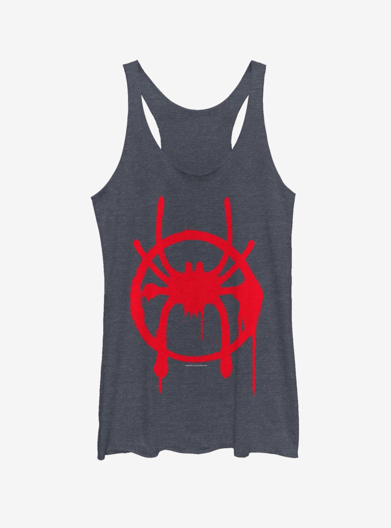 Marvel Spider-Man : Into The Spiderverse Miles Symbol Womens Tank Top, , hi-res