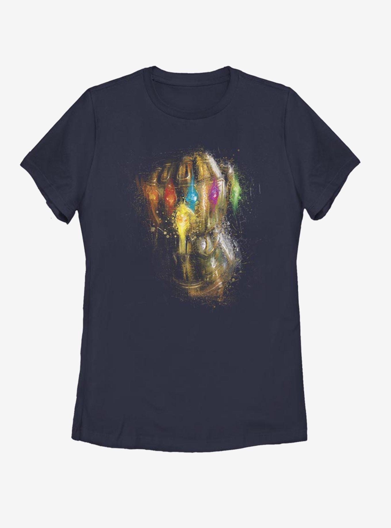 Marvel Spider-Man Painting Glove Womens T-Shirt, NAVY, hi-res