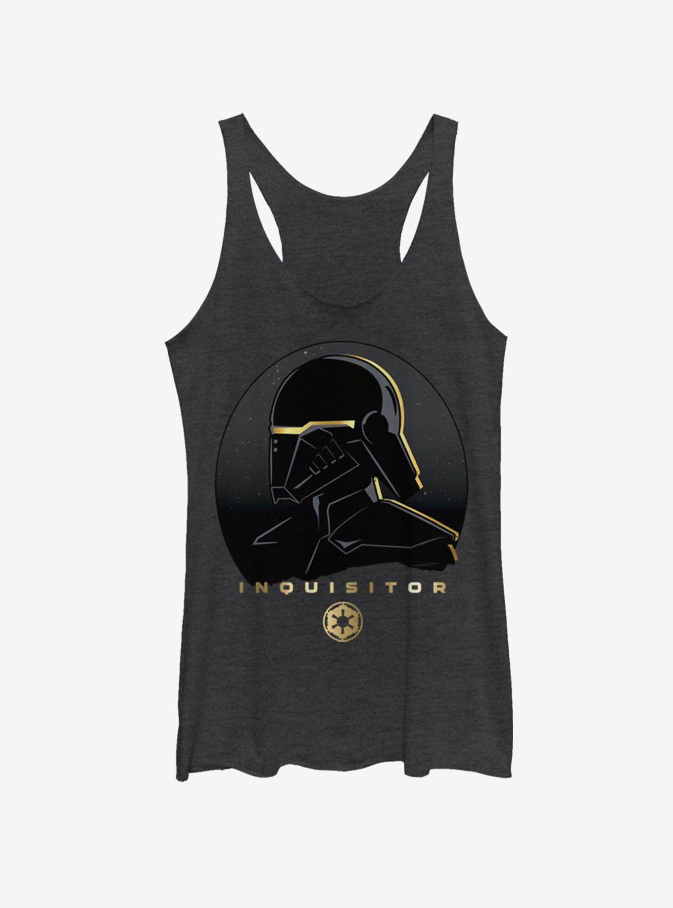Star Wars Jedi: Fallen Order Inquisitor Gold Girls Tank, BLK HTR, hi-res