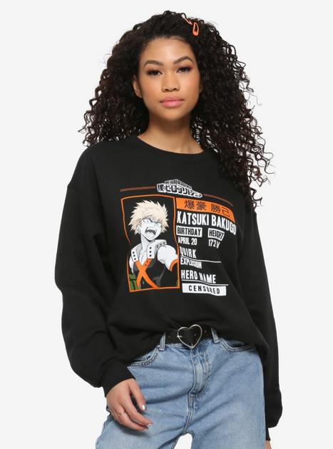 Bakugo hoodie hot store topic