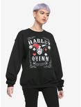 DC Comics Harley Quinn Mad Love Girls Sweatshirt, MULTI, hi-res