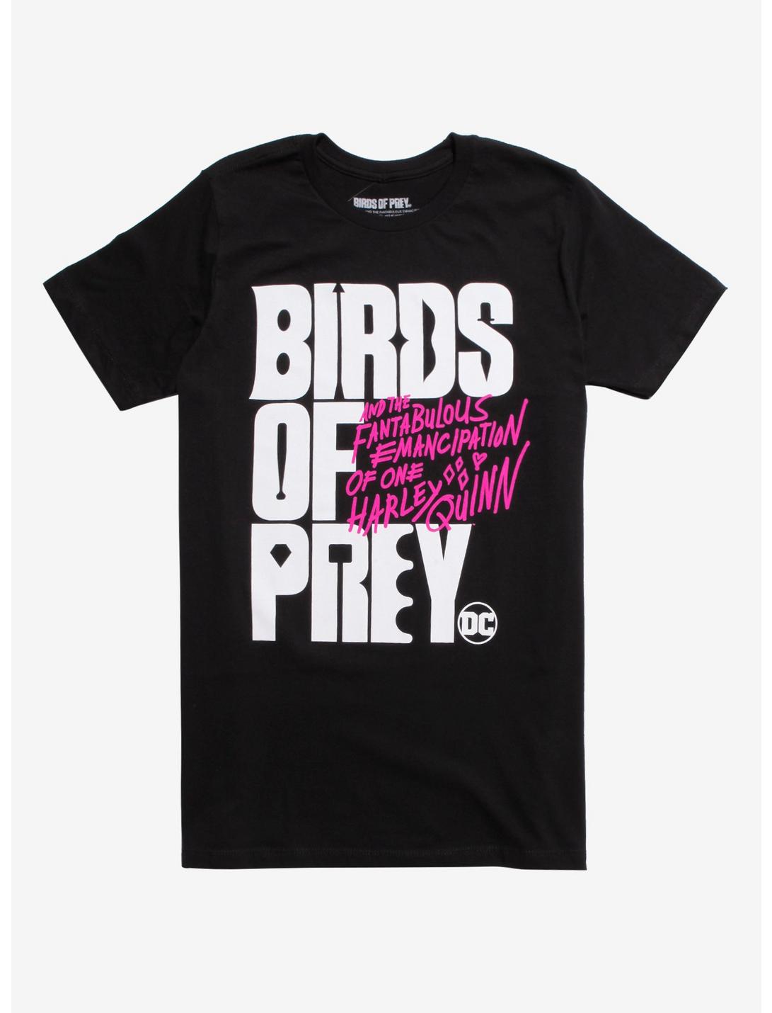 DC Comics Birds OF Prey Title T-Shirt, BLACK, hi-res