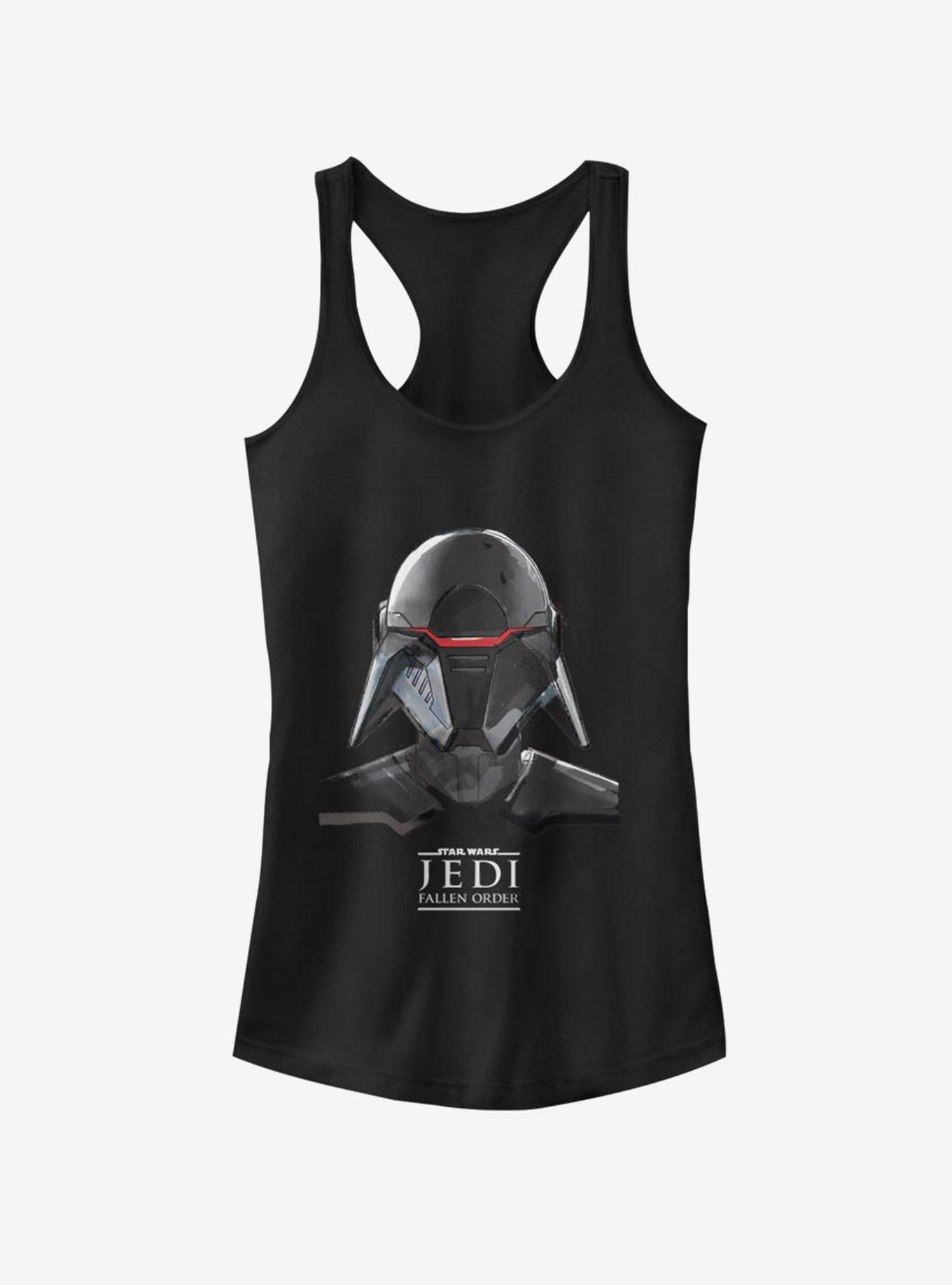 Star Wars Jedi: Fallen Order Inquisitor Mask Girls Tank, BLACK, hi-res