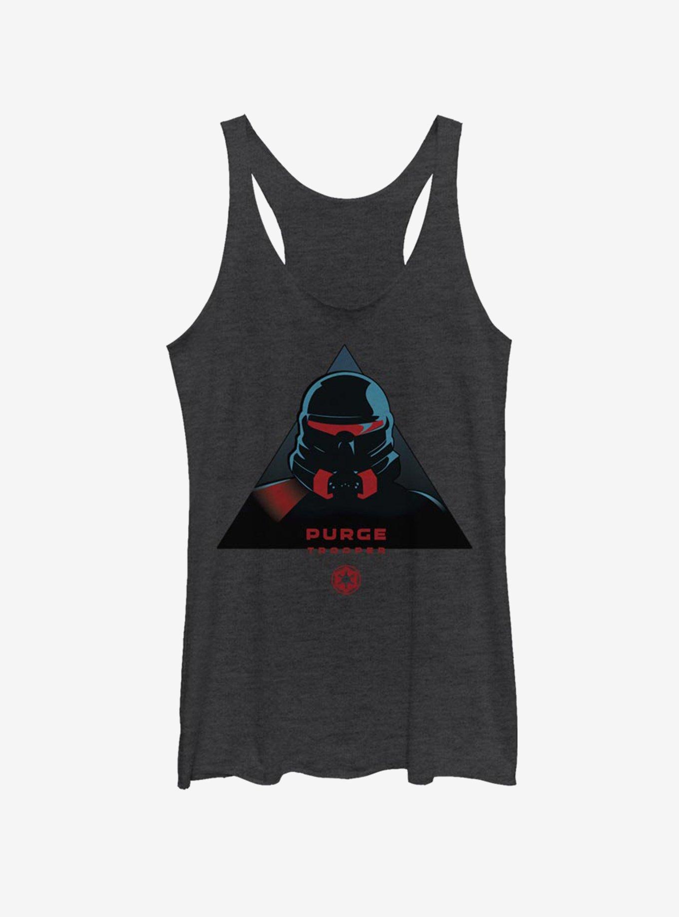 Star Wars Jedi: Fallen Order Purge Trooper Girls Tank, BLK HTR, hi-res