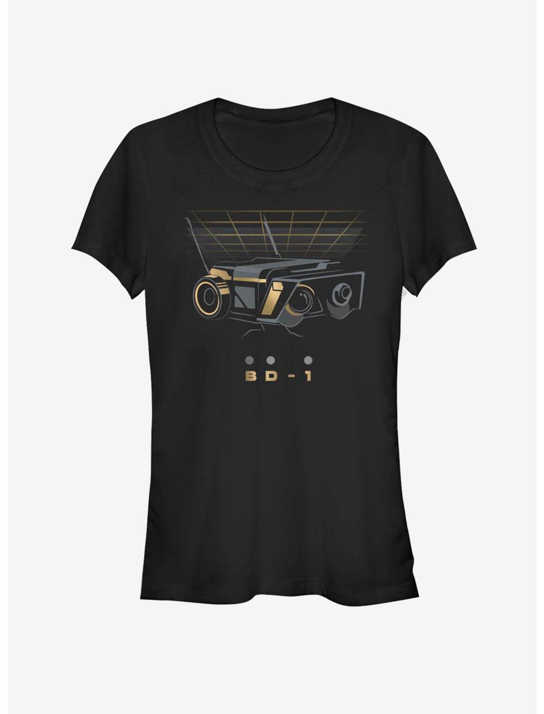 Star Wars Jedi: Fallen Order BD-1 Gold Girls T-Shirt, BLACK, hi-res