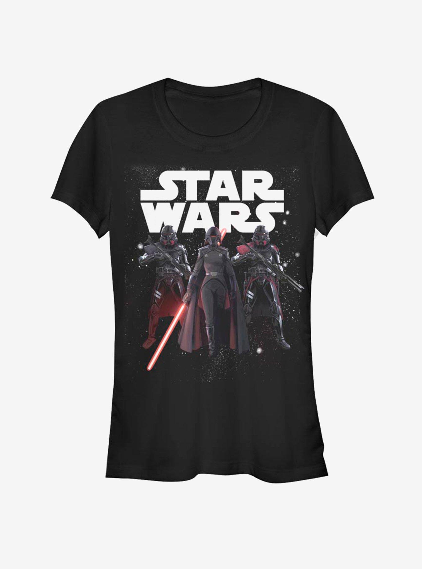 Star Wars Jedi: Fallen Order Big Three Girls T-Shirt, BLACK, hi-res