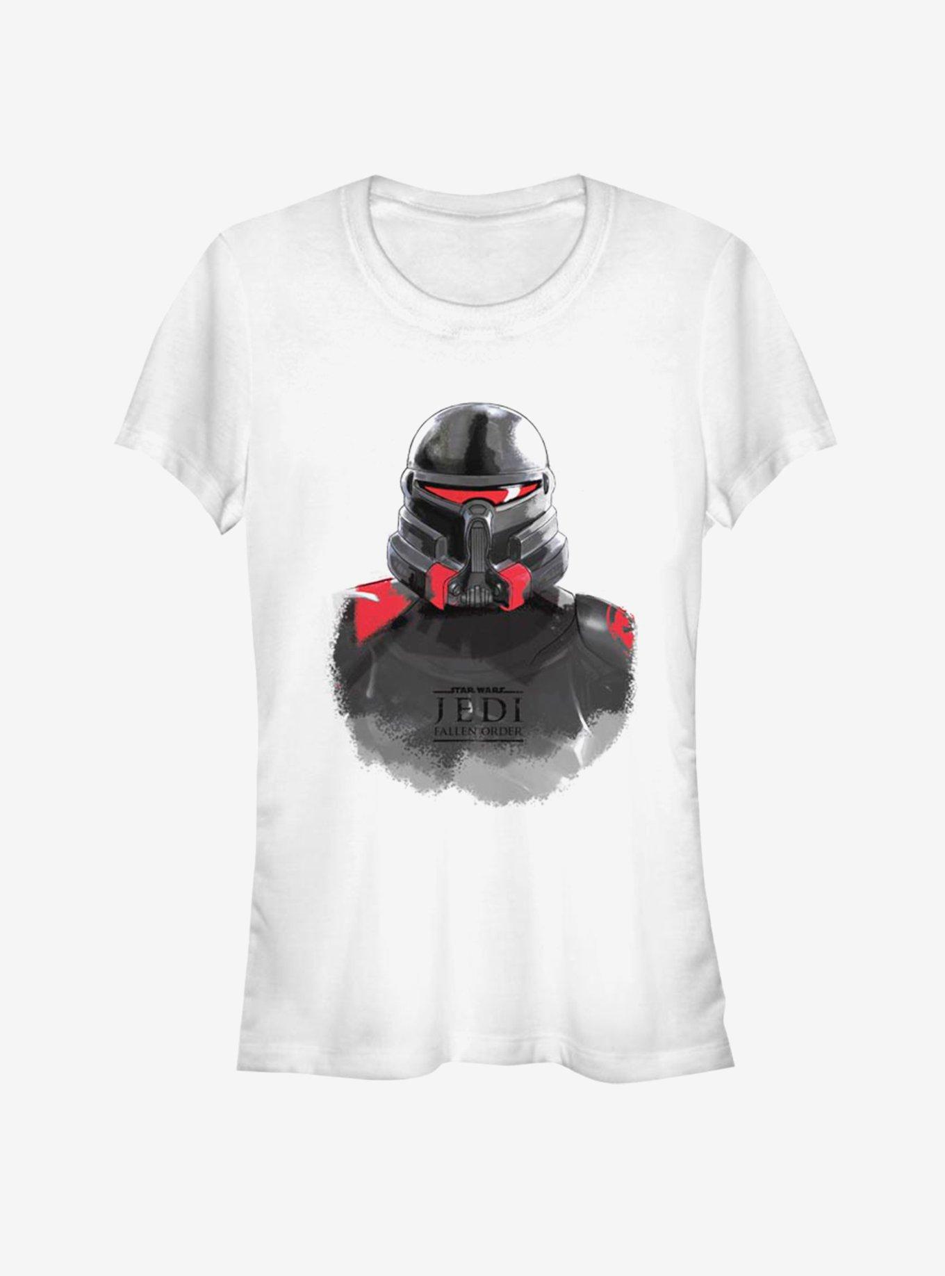 Star Wars Jedi: Fallen Order Purge Trooper Mask Girls T-Shirt, WHITE, hi-res