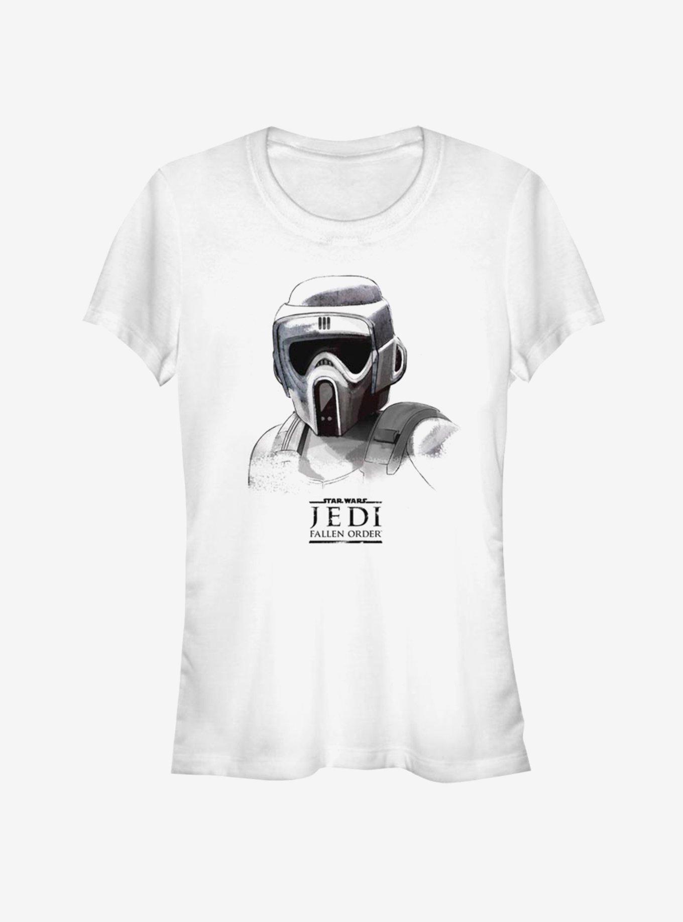 Star Wars Jedi: Fallen Order Scout Trooper Mask Girls T-Shirt