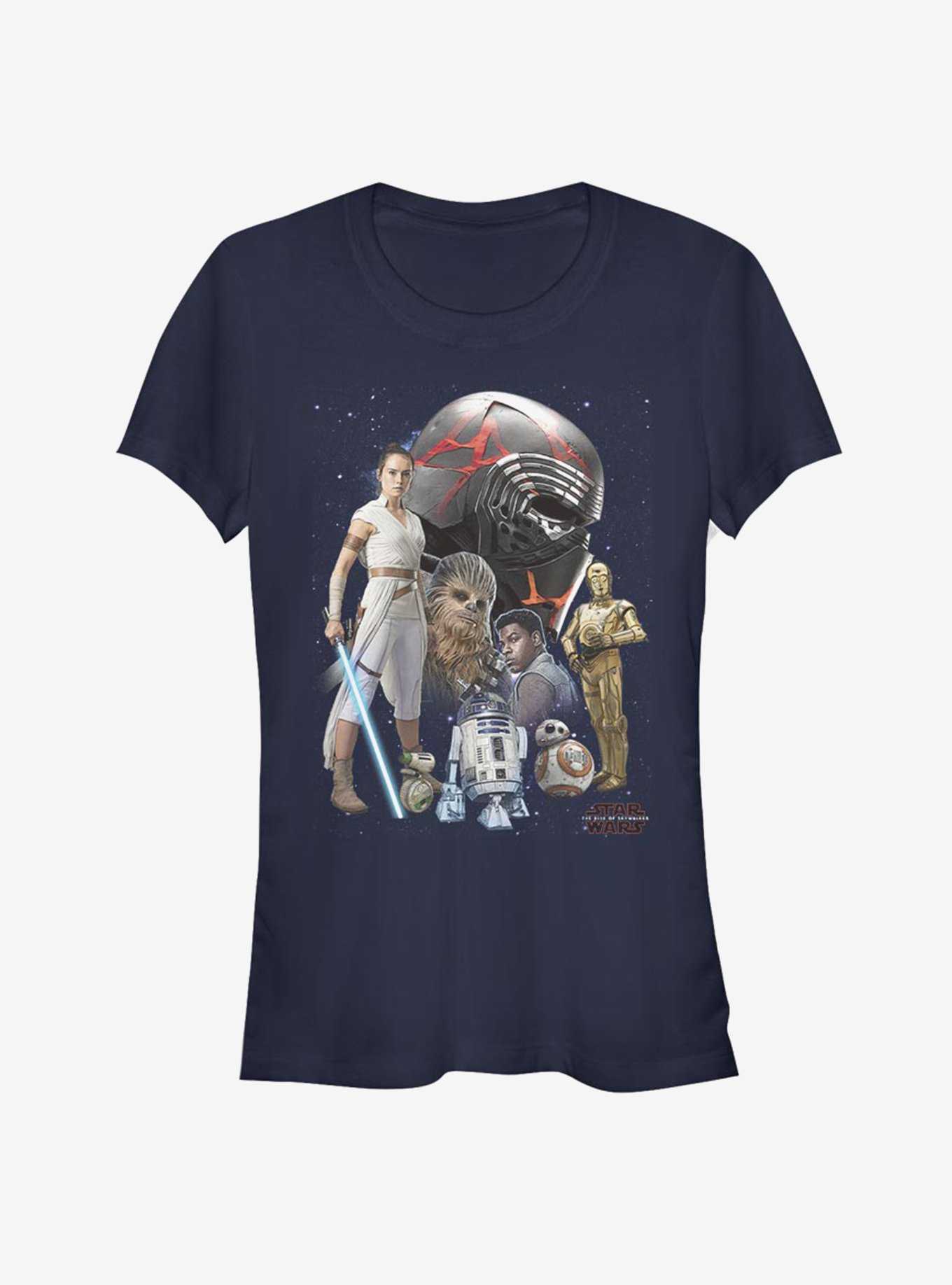Star Wars: The Rise of Skywalker Galaxies Heroes Girls T-Shirt, , hi-res