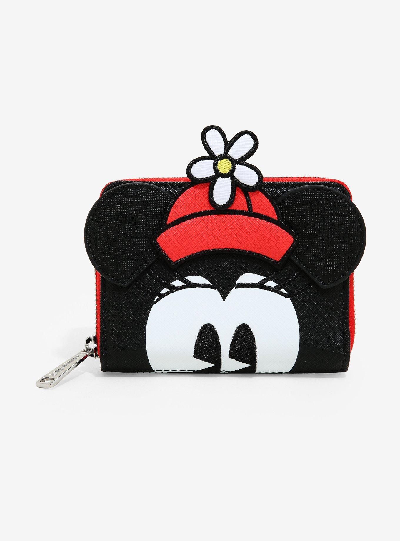 Loungefly Disney Minnie Mouse Floral Ears Small Zip Wallet