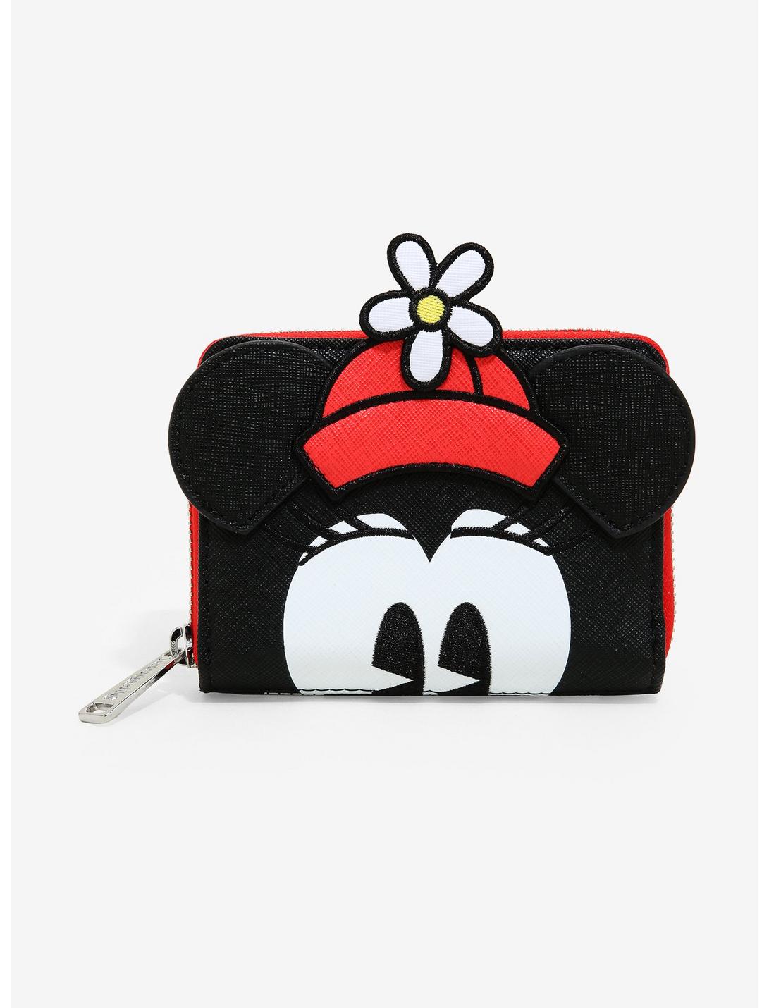 Loungefly Disney Minnie Mouse Retro Polka Dot Zipper Wallet, , hi-res