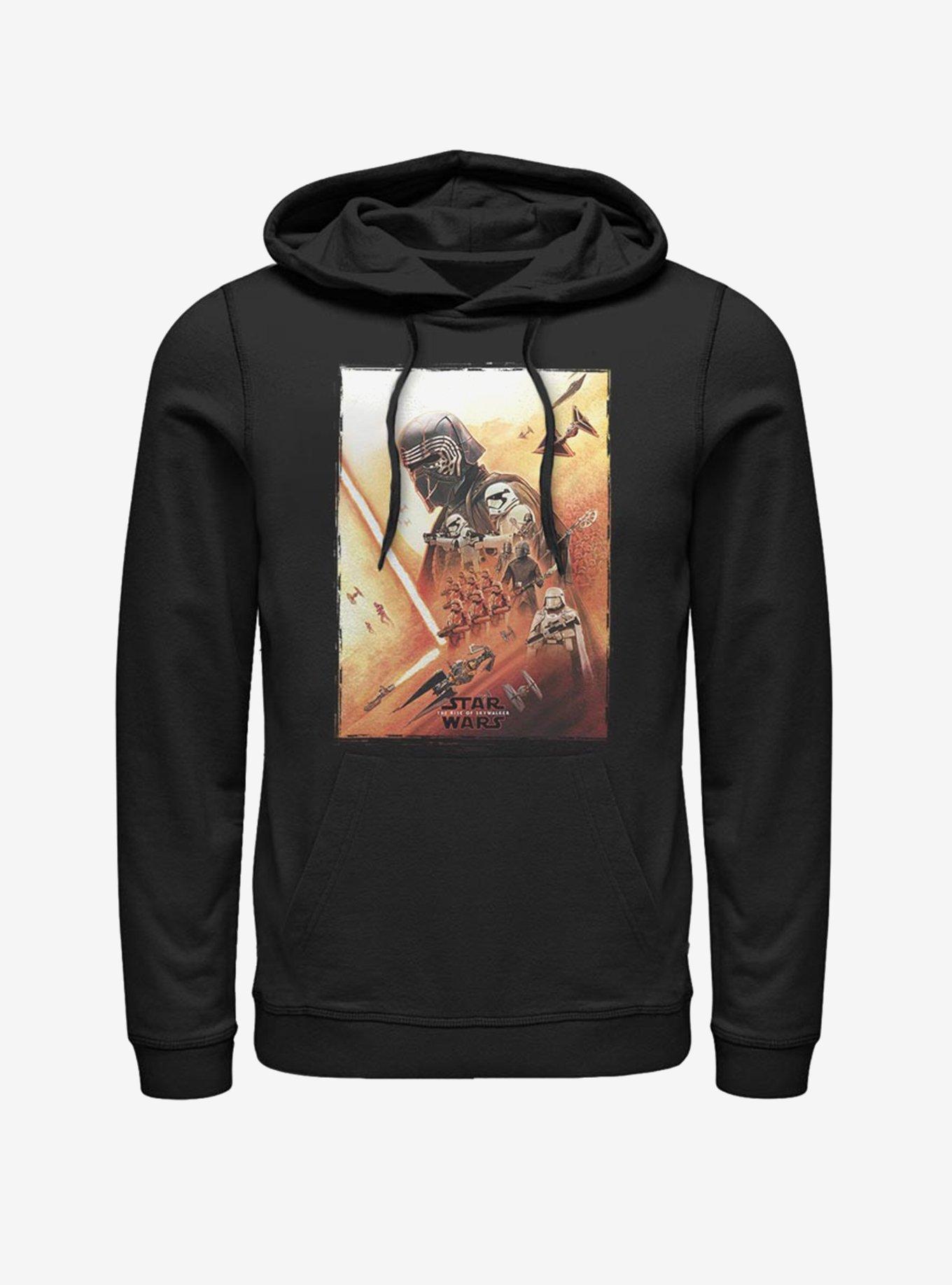 Star Wars: The Rise of Skywalker Kylo Poster Hoodie, BLACK, hi-res