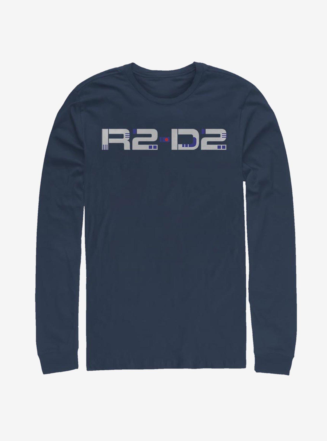 Star Wars: The Rise of Skywalker Droid Design Long-Sleeve T-Shirt, NAVY, hi-res