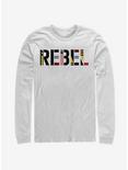 Star Wars: The Rise of Skywalker Rebel Simple Long-Sleeve T-Shirt, WHITE, hi-res