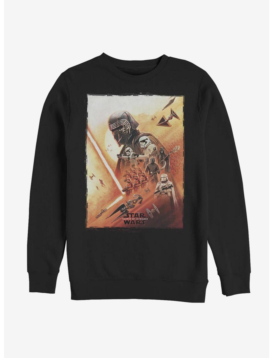 Star Wars: The Rise of Skywalker Kylo Poster Sweatshirt, BLACK, hi-res