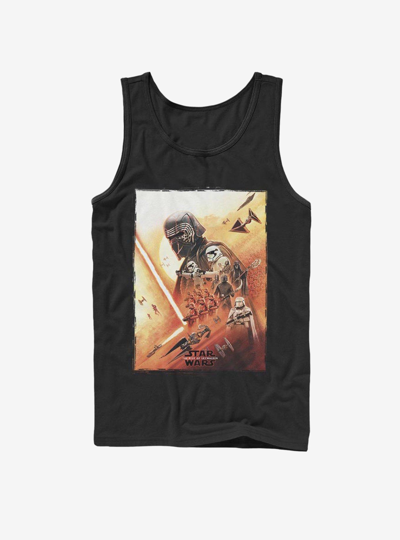 Star Wars: The Rise of Skywalker Kylo Poster Tank, BLACK, hi-res
