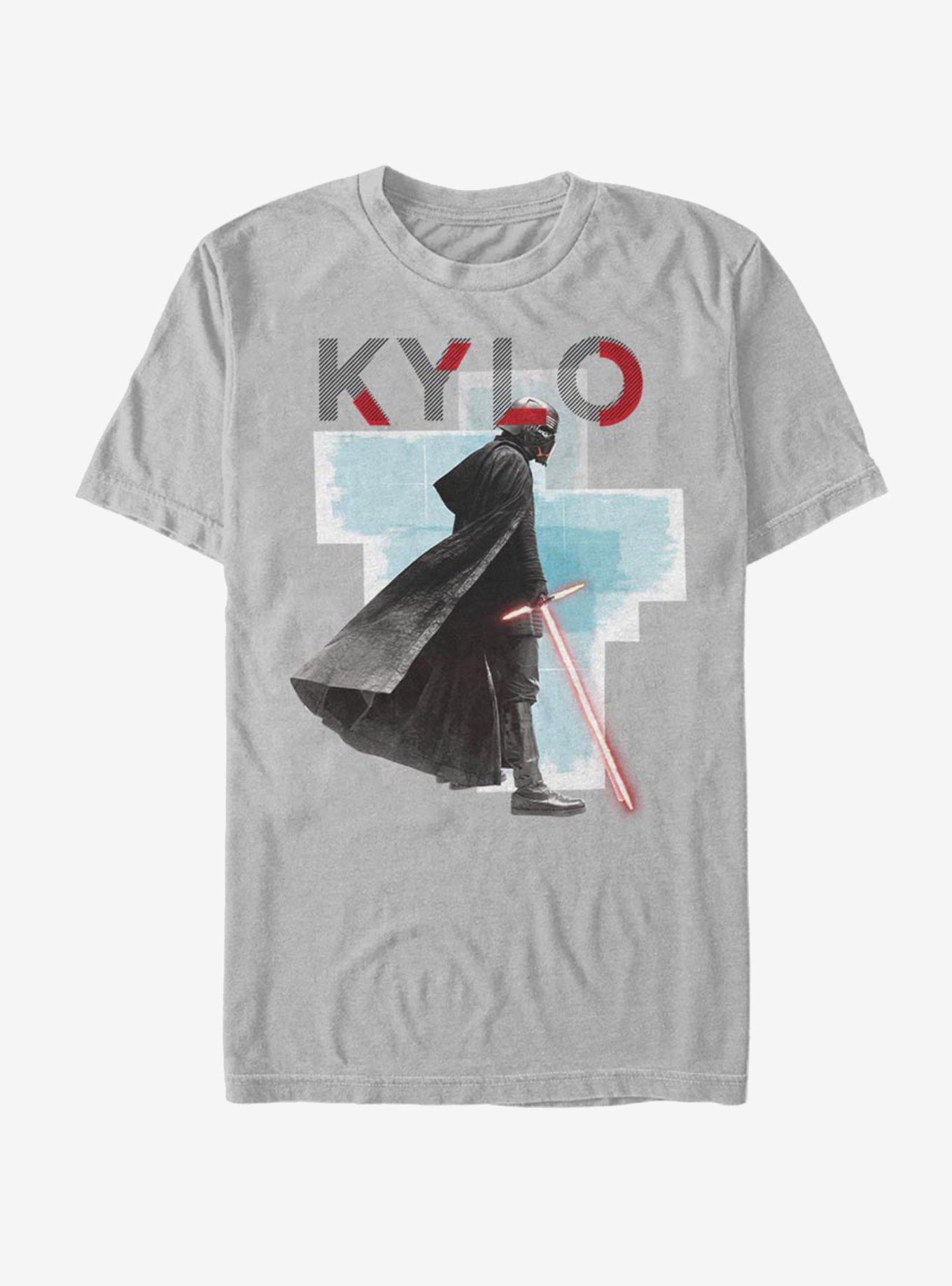 Star Wars: The Rise of Skywalker Kylo Red Mask T-Shirt, SILVER, hi-res