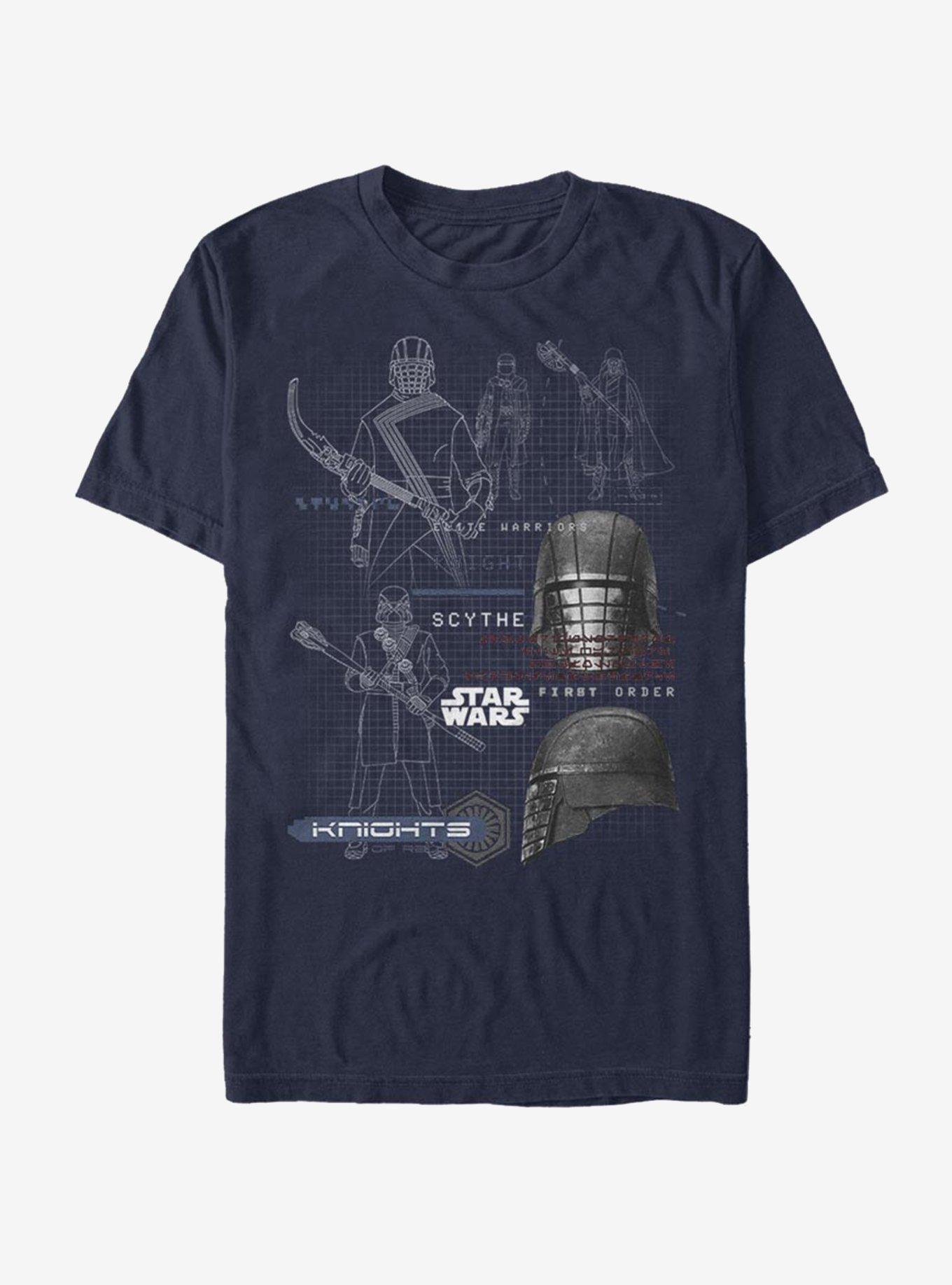 Star Wars: The Rise of Skywalker Ren Maps T-Shirt, NAVY, hi-res