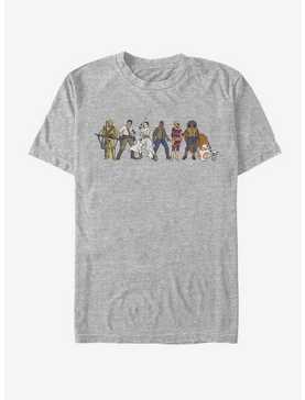 Star Wars: The Rise of Skywalker Resistance Line-Up T-Shirt, , hi-res