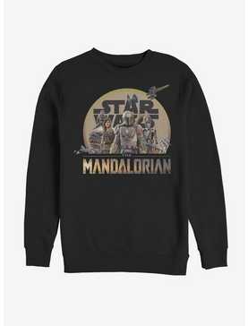 Star Wars The Mandalorian Mandalorian Character Action Pose Sweatshirt, , hi-res