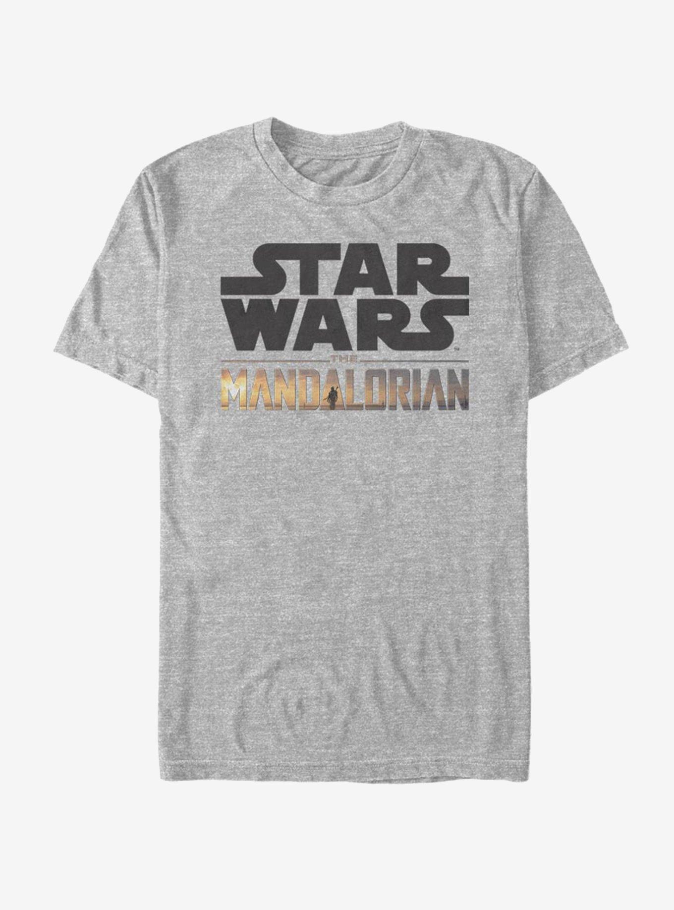 Star Wars The Mandalorian Stacked Logo T-Shirt, , hi-res