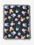 Disney Mickey Mouse Multicolored Heads Tapestry Throw Blanket, , hi-res