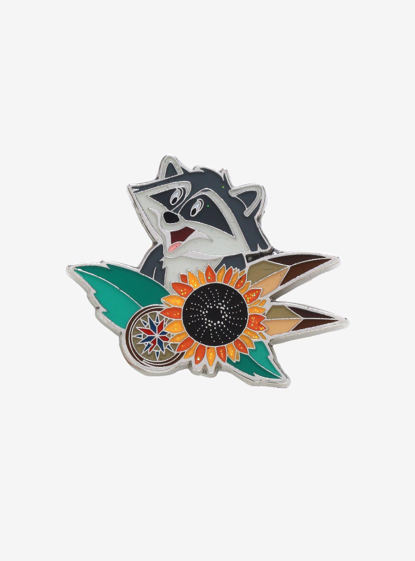 Loungefly Disney Princess Pocahontas Meeko Enamel Pin, , hi-res