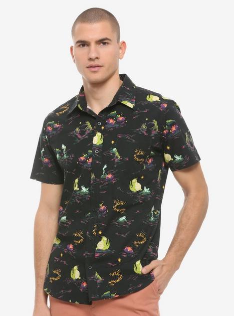 Our Universe Disney The Princess and the Frog Bayou Woven Button-Up ...