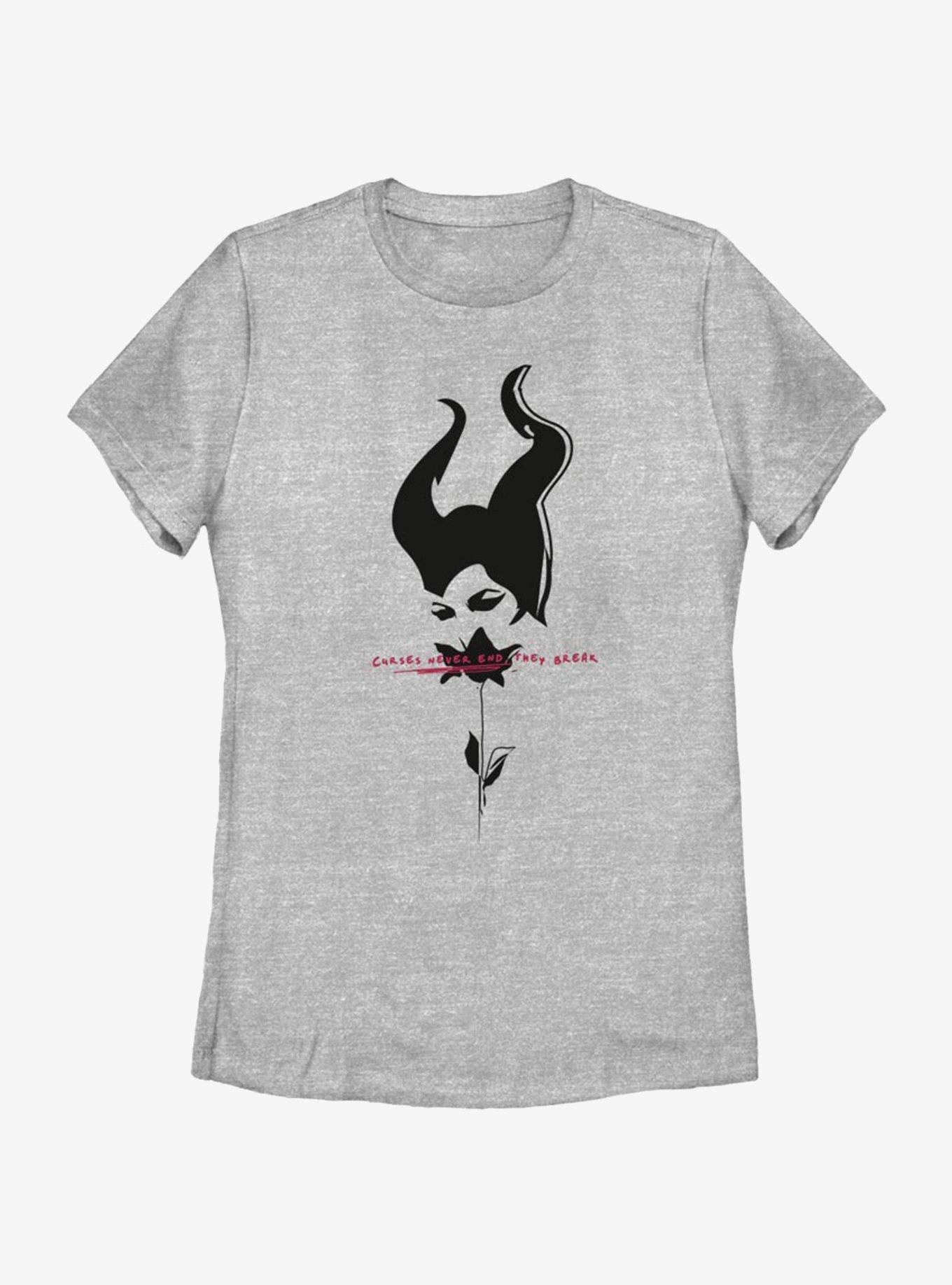 Disney Maleficent: Mistress Of Evil Black Rose Womens T-Shirt, , hi-res