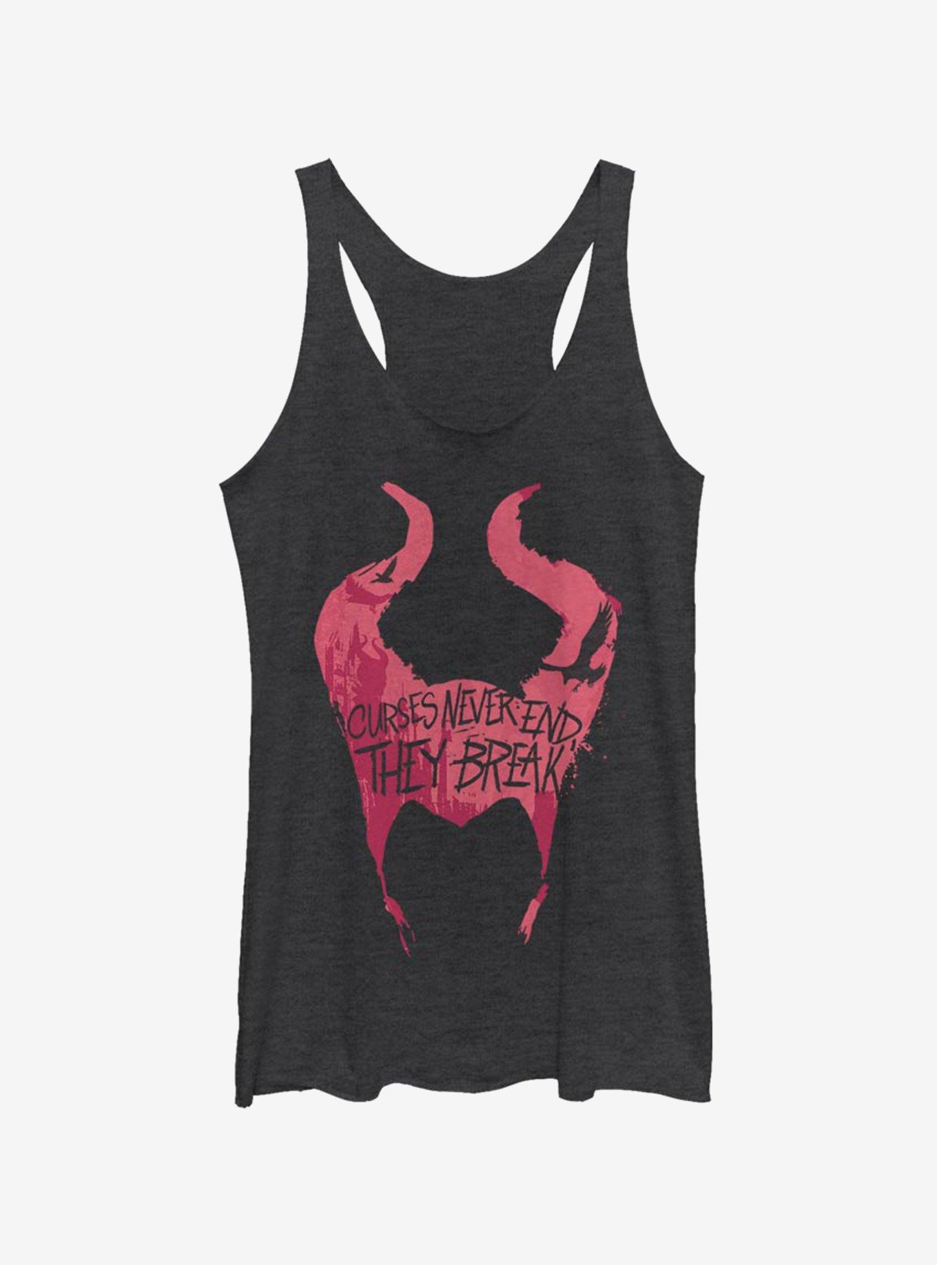 Disney Maleficent: Mistress Of Evil Cursed Horns Womens Tank Top ...