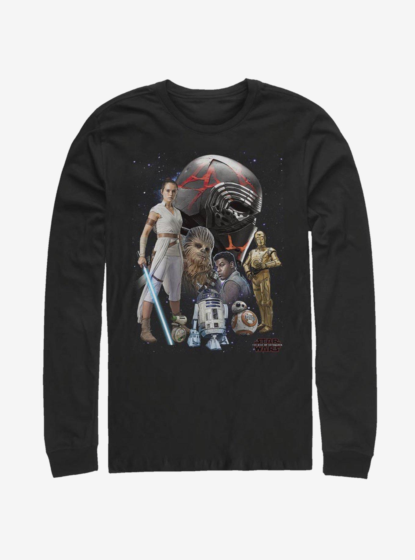 Star Wars Episode IX The Rise Of Skywalker Heroes Galaxy Long-Sleeve T-Shirt