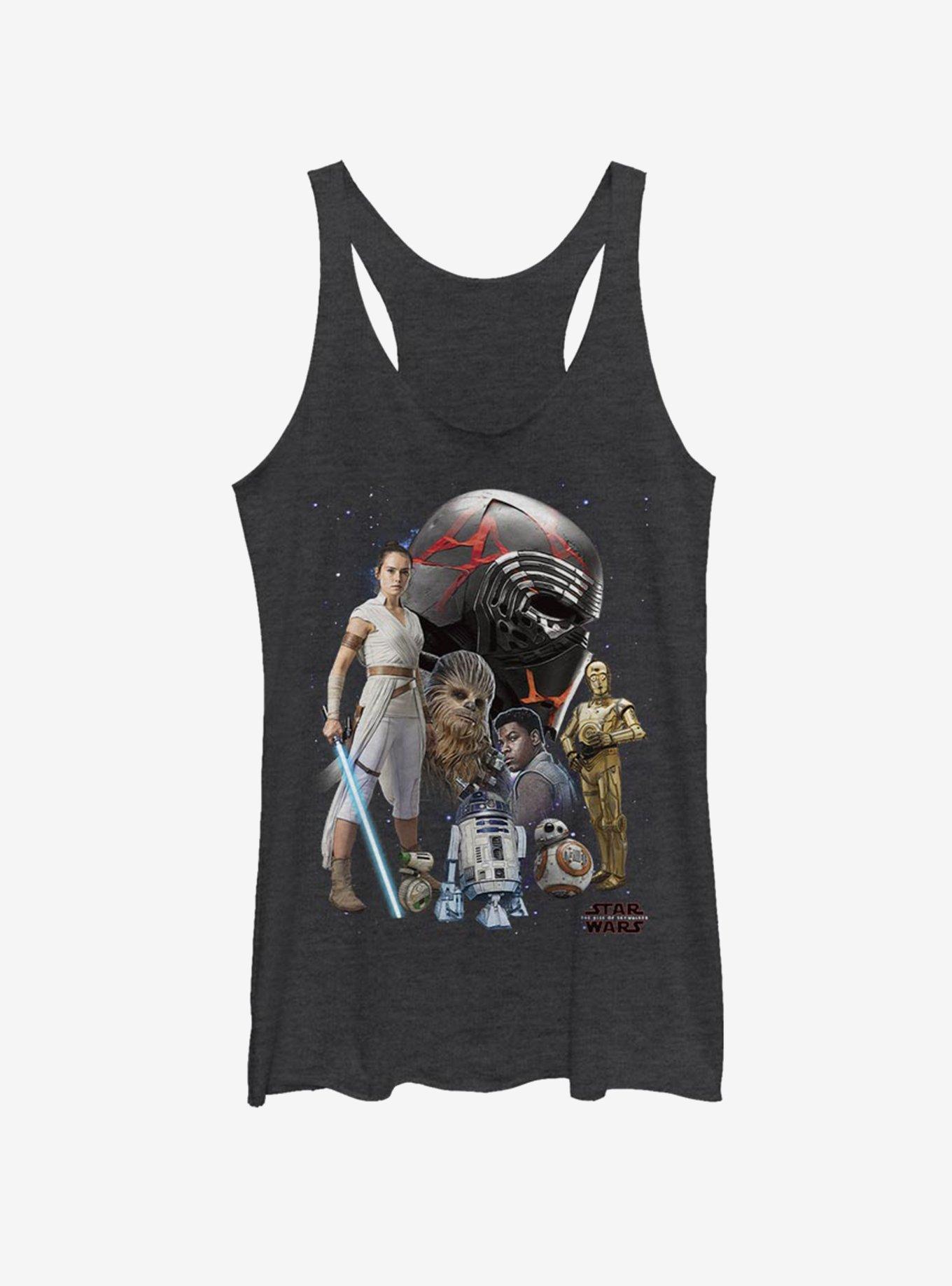 Star Wars Episode IX The Rise Of Skywalker Heroes Of The Galaxy Womens Tank Top, , hi-res