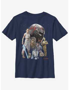 Star Wars Episode IX The Rise Of Skywalker Heroes Of The Galaxy Youth T-Shirt, , hi-res
